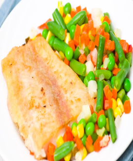 Buharda Kalkan ve Turp/Havuç Lezzeti