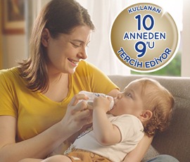 Bebeğinin Mutlu ve Rahat Olduğunu Söyleyen 10 Anneden 9’u, Bebelac Gold Çocuk Devam Sütü’nü Öneriyor*