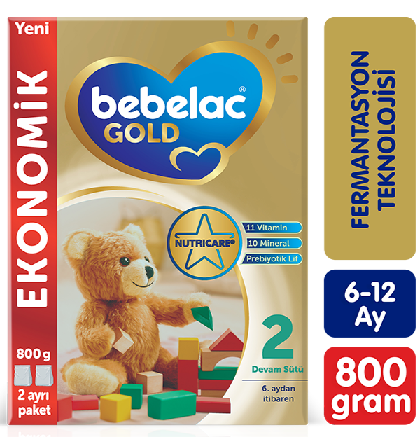 Bebelac Gold 2 Devam Sütü 800g 6-12 Ay
